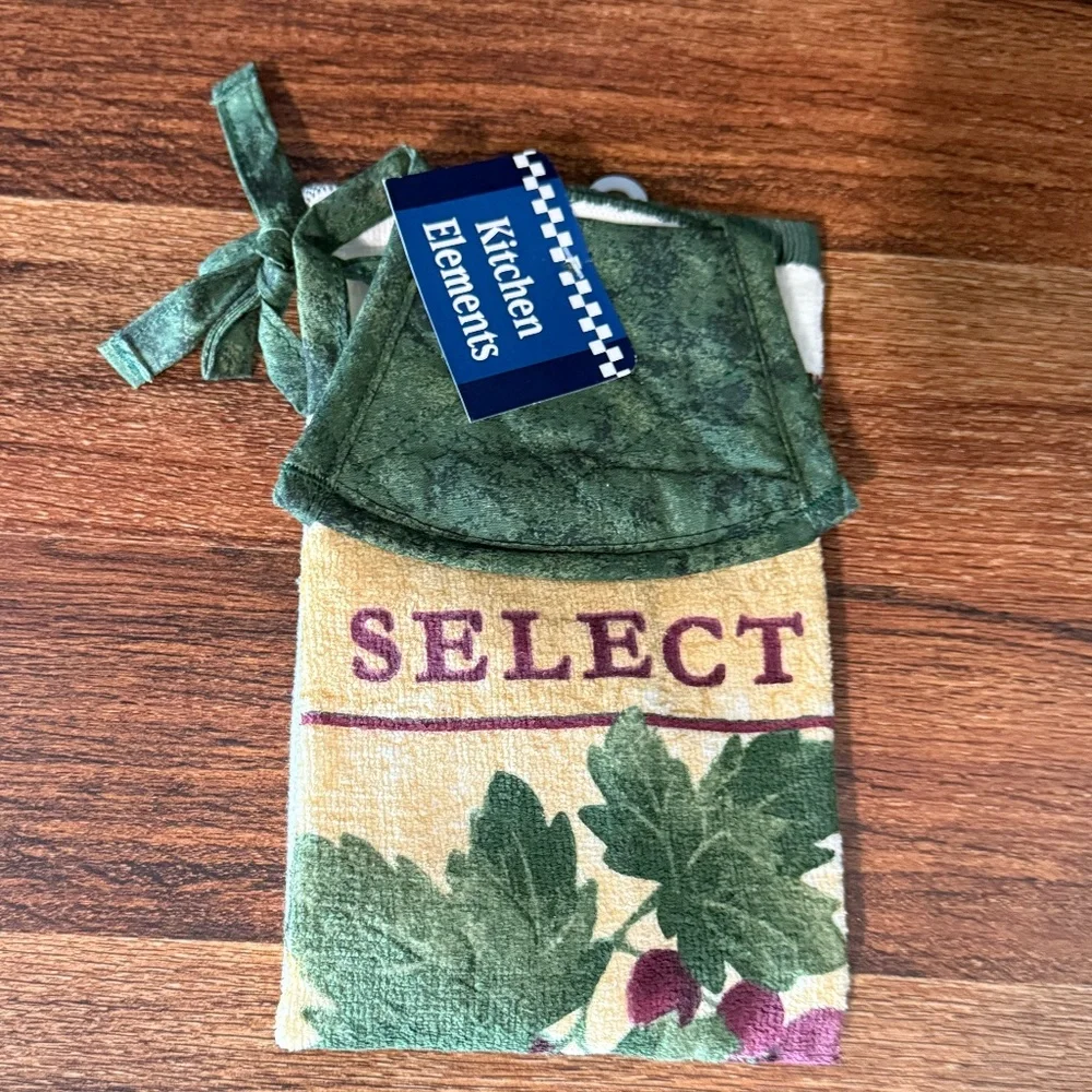 Grape Fruit Tie Towel and Kitchen Towel